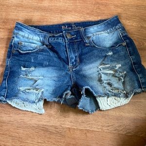 Jean shorts never worn,in great condition